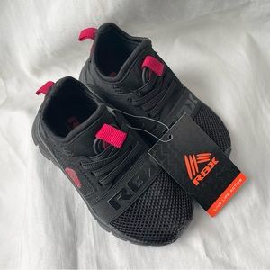 RBX TODDLER KIDS SHOES SNEAKERS RED BLACK VOMFY CUSHION SOLES BRAND NEW SIZE 7